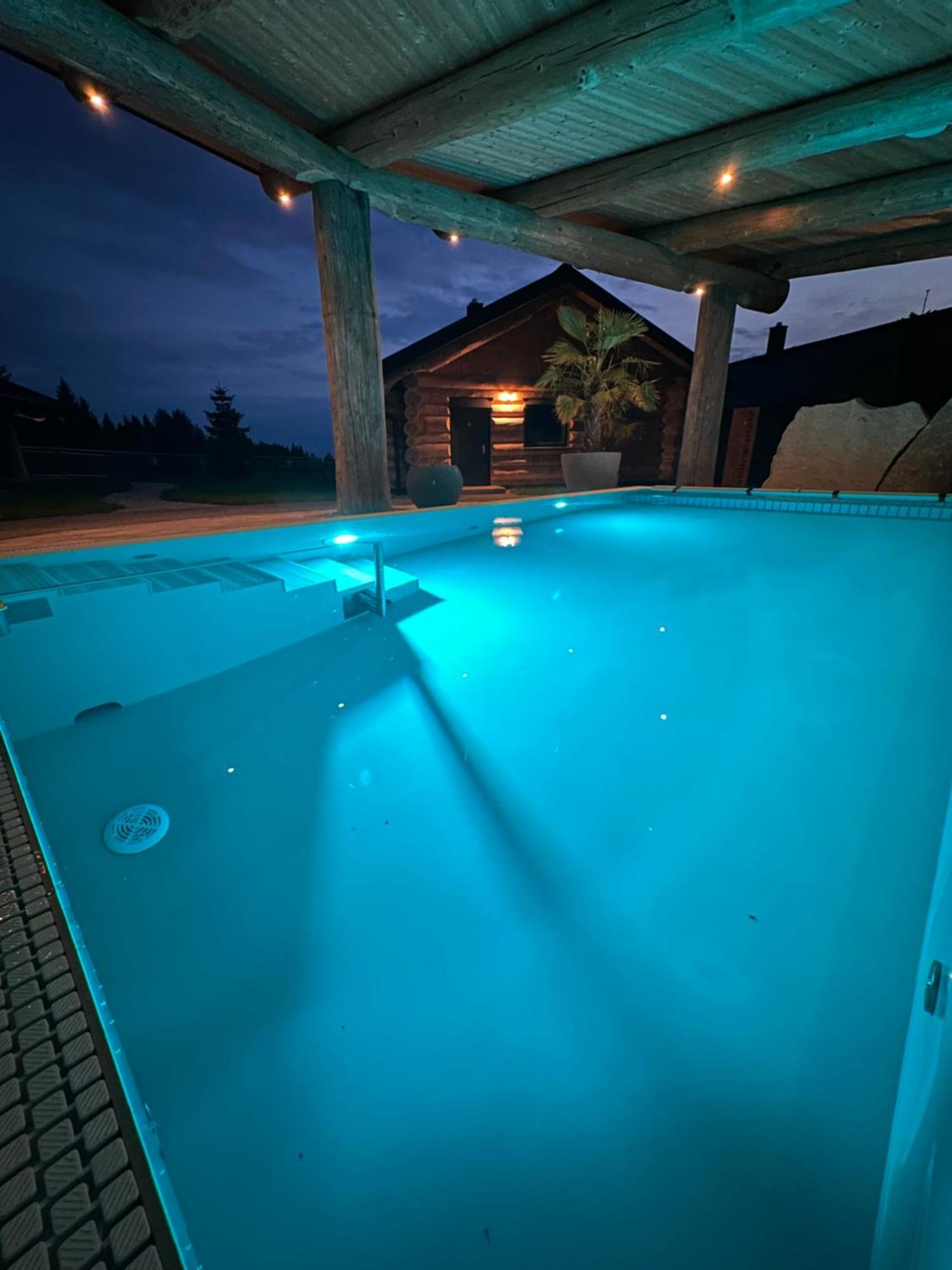 Blockhausen Luxus Chalets Oberschwarzenberg ภายนอก รูปภาพ